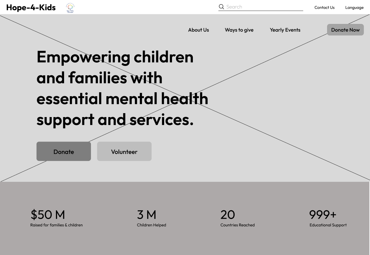 low fidelity wireframe